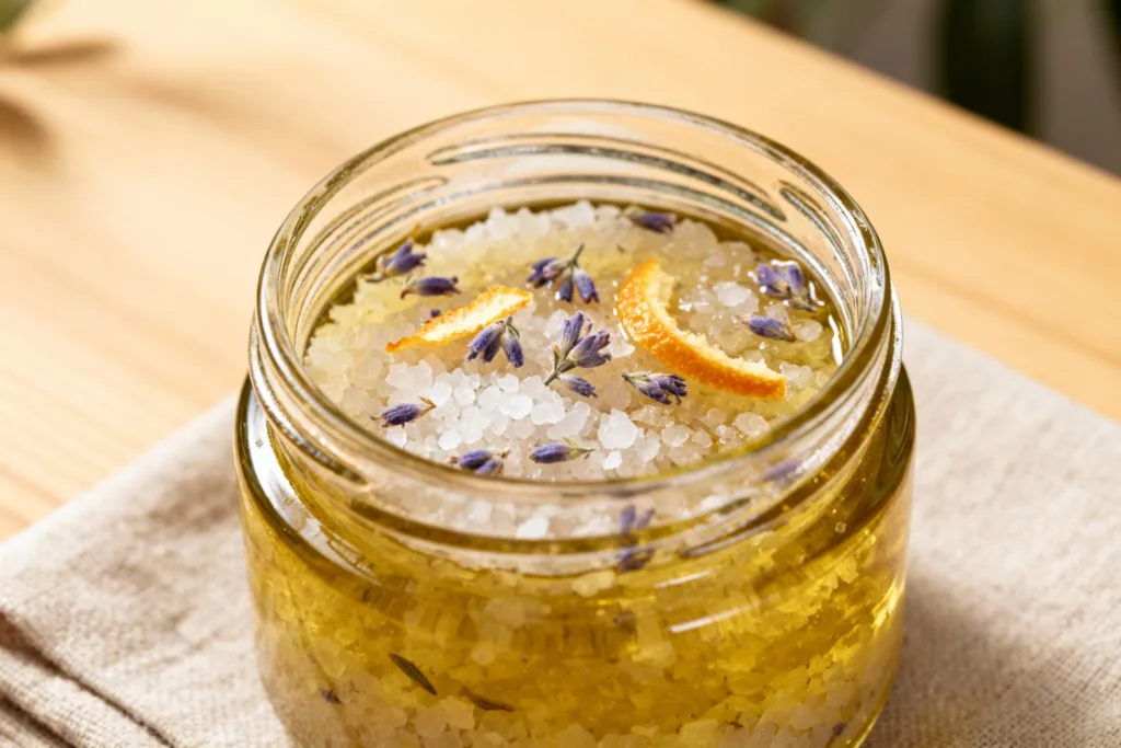 DIY Sea Salt Body Scrub For Detox & Smooth Skin