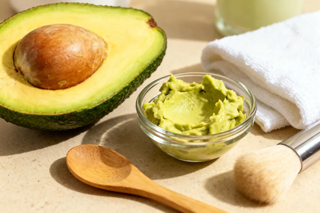 How To Make A DIY Avocado Face Mask For Dry Skin