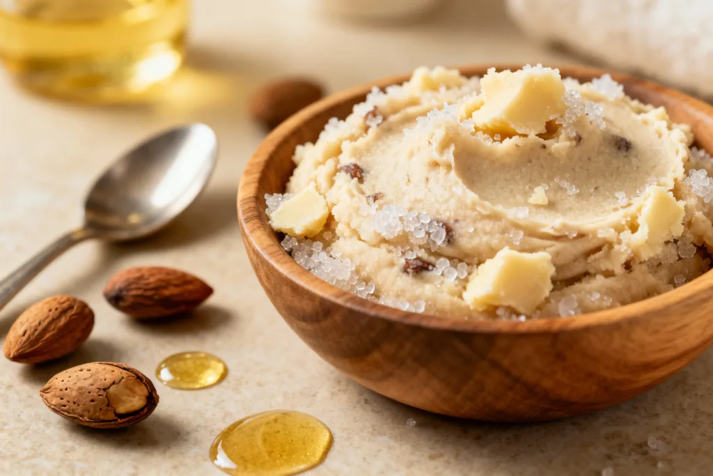 How To Make A DIY Shea Butter Body Scrub For Extra Moisture