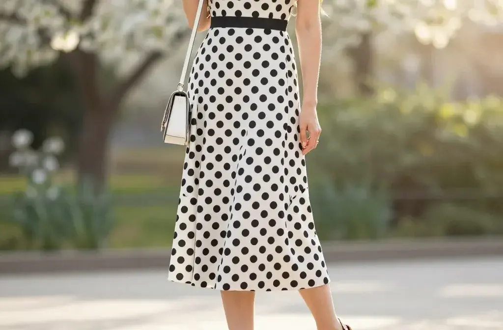 11 Polka Dot Spring Dress Ideas That Feel Timeless: Effortless Spring Looks