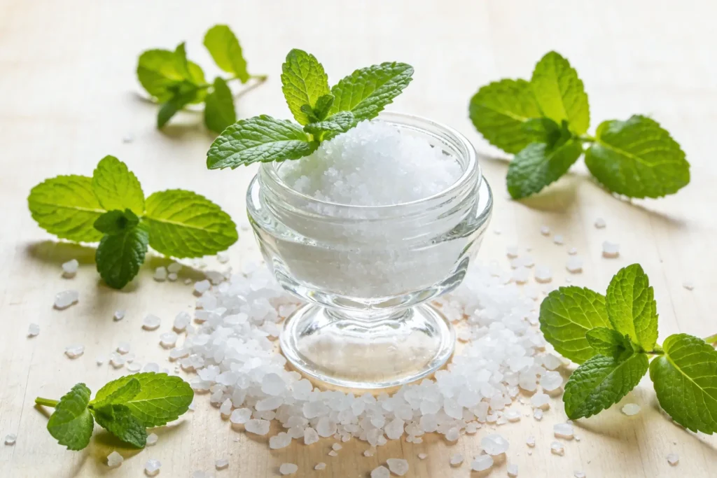 Diy Peppermint Salt Bath Scrub for Tired Feet + Legs!