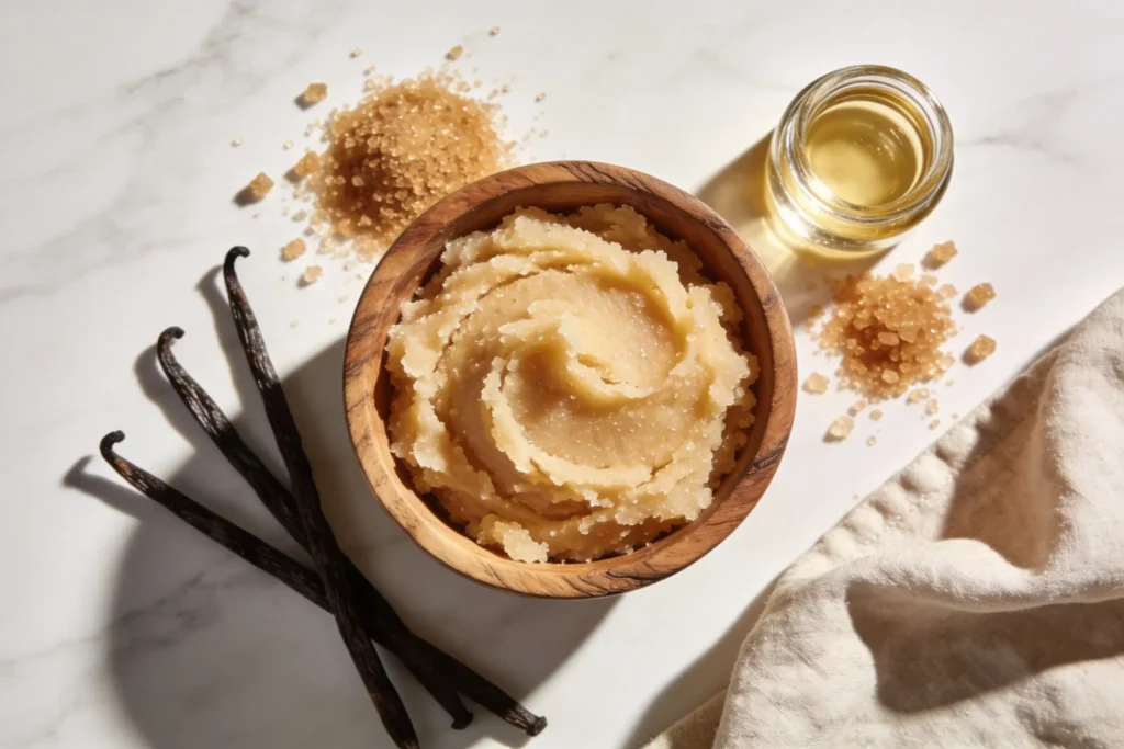 Diy Vanilla Bath Scrub for Glowing Skin (3 Ingredients)