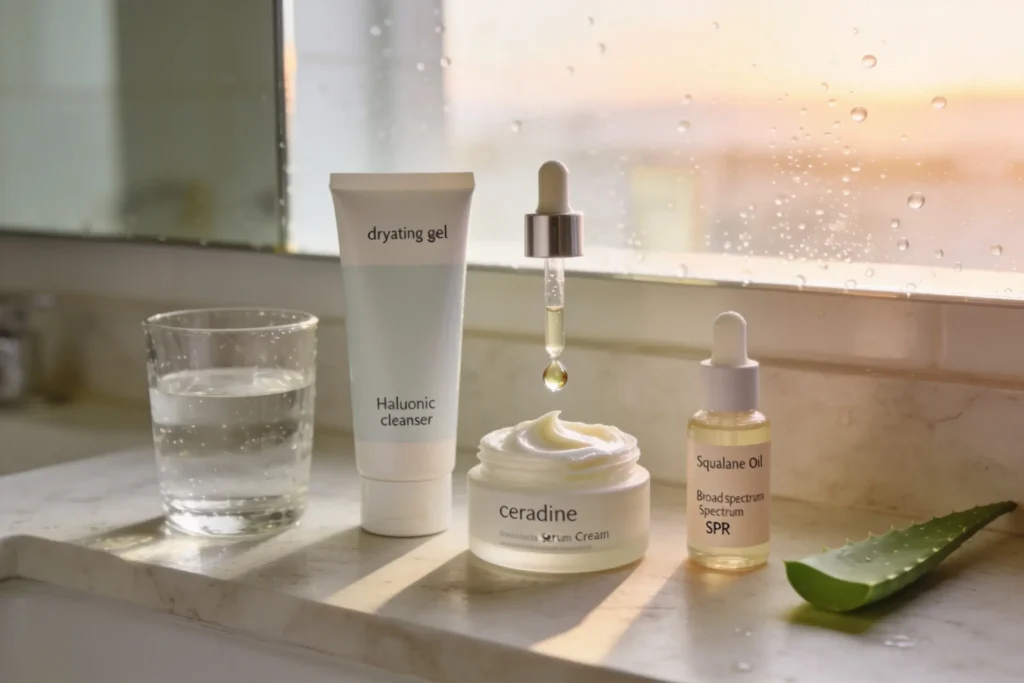 Dry Skin Care Routine: A Simple Morning and Night Plan