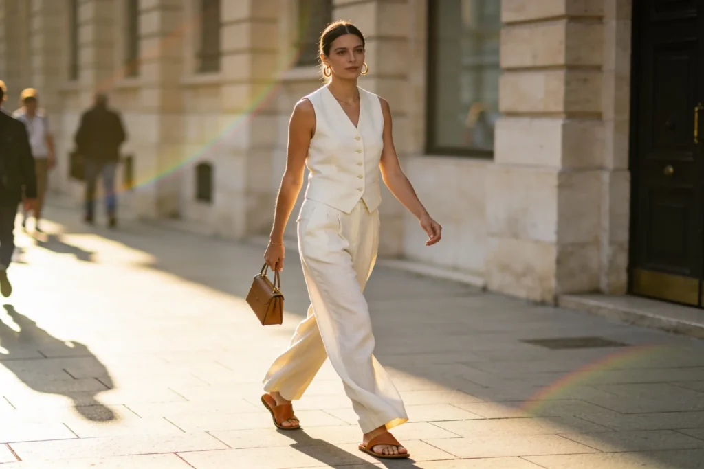 12 Summer Vest Outfits That Look Expensive Without Trying